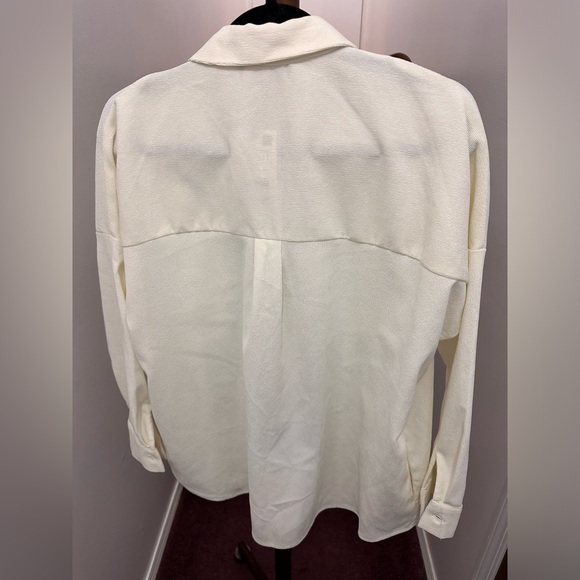 Zara Oversized Ribbed Overshirt with Pockets - Picture 2 of 4
